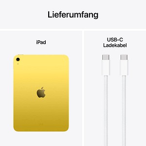 0195950087697 - iPad Wi-Fi 11Gen (2025) 279 cm (110 Zoll) 256 GB gelb
