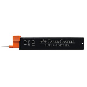 4005401000433 - FABER-CASTELL SUPER-POLYMER Feinminen-Bleistiftminen schwarz HB 10 mm 12 St