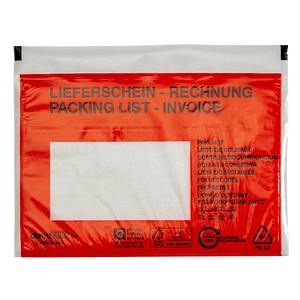 Docufix Lieferscheintaschen classic eco 2FVDO335211PCR C6 LIEFERSCHEIN - RECHNUNG selbstklebend  4009445052113 Docufix 1000 Stück
