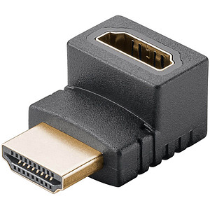 GOOBAY 65744 - Adapter, HDMI Stecker auf Buchse, 8K 60 Hz, 90° vertikal