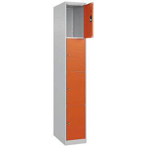 4067521349267 - Schließfachschrank Classic Plus reinorange 080000-104-S10000 4 Schließfächer 300 x 500 x 1850 cm 4067521349267 C+P-Möbel