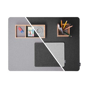 SIGEL Schreibtischunterlage Eyestyle hellgrau/schwarz Kunststoff 60,0 x 45,0 cm, 1 St.