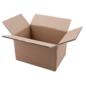 Nestler Wellpapp-Faltkartons 2-wellig braun 31,8 x 22,8 x 20,8 cm Außenmaß, 20 St.