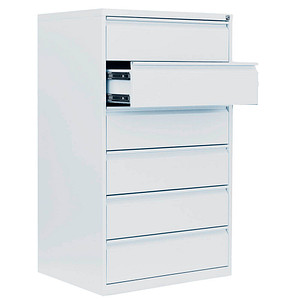 4061815526136 - Karteischrank signalweiß 760 x 620 x 1320 cm  4061815526136 LÜLLMANN