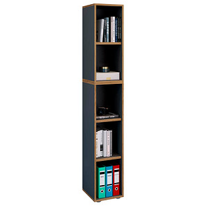 4051814444715 - Holzregal stehend platzsparender Aktenschrank Maße ca B 30 x H 183 x T 33 cm Elegantes Regal Büroregal – Salia 5fach B 30 cm 4051814444715 - Holzregal stehend platzsparender Aktenschrank Maße ca B 30 x H 183 x T 33 cm Elegantes Regal Büroregal – Salia 5fach B 30 cm