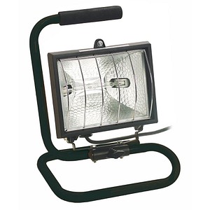 Baustrahler schwarz 400 W