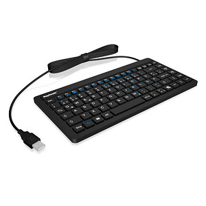 Keysonic KSK-3230IN Industrietastatur, Kabelgebunden, DE-Layout Silikonummantelung, USB-Anschluss, Wasserdicht IP68