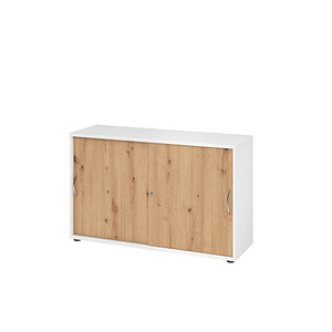 4032062304600 - Schiebetürenschrank 1752 (H x B x T) 748 x 120 x 400 mm 2 Ordnerhöhen abschließbar weiß asteiche 4032062304600 Hammerbacher 4032062304600 - Schiebetürenschrank 1752 (H x B x T) 748 x 120 x 400 mm 2 Ordnerhöhen abschließbar weiß asteiche 4032062304600 Hammerbacher