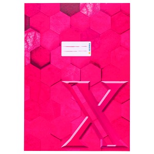 HERMA Heftumschlag X pink Papier A4