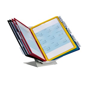 DURABLE Sichttafelsystem Vario® Pro 10 557900 DIN A4 farbsortiert mit 10 St. Sichttafeln