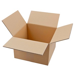 Nestler Wellpapp-Faltkartons 1-wellig braun 23,5 x 23,5 x 16,7 cm Außenmaß, 20 St.