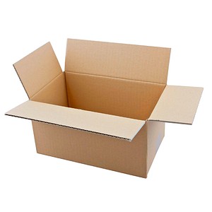 Nestler Wellpapp-Faltkartons 1-wellig braun 29,0 x 18,0 x 15,7 cm Außenmaß, 20 St.