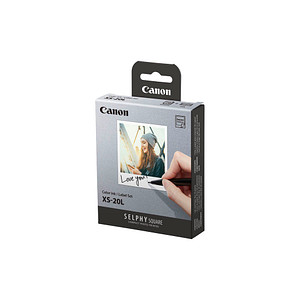 4549292158212 - Original XS-20L Farbbandkassette (C M Y) und Papier-Kit 72x85mm - 20 Blatt für Selphy Square QX10 4549292158212 - Original XS-20L Farbbandkassette (C M Y) und Papier-Kit 72x85mm - 20 Blatt für Selphy Square QX10