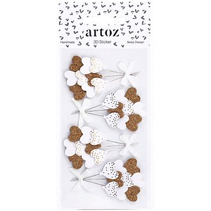 7612450228168 - 3D Sticker Herzballone 4 Stück