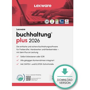 9783648188101 - LEXWARE Buchhaltung Plus 2026 Software Vollversion (Download-Link)