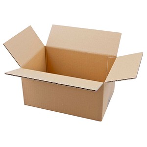 Nestler Wellpapp-Faltkartons 1-wellig braun 31,3 x 21,3 x 17,8 cm Außenmaß, 20 St.
