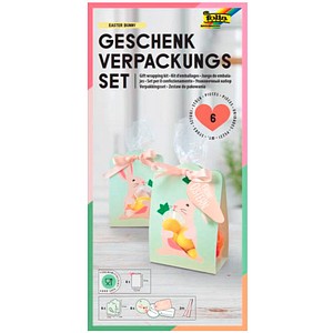 4001868132106 - Geschenktüten Set Easter Bunny hellgrün 115 x 190 cm 6 St