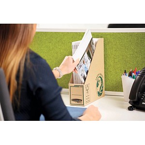 0043859577798 - Archiv-Stehsammler 4470001 Earth Series 82x268x304mm A4 Pappe natronbraun 0043859577798 Fellowes