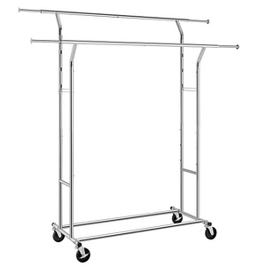 6955880321261 - Songmics Kleiderständer - Kleiderständer Auf Rollen - Kleiderständer - Kleiderständer Metall - Kleiderständer Auf Rädern
