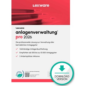 9783648188712 - LEXWARE Anlagenverwaltung Pro 2026 Software Vollversion (Download-Link)