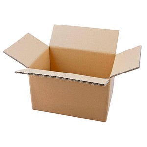 Nestler Wellpapp-Faltkartons 2-wellig braun 31,8 x 22,8 x 20,8 cm Außenmaß, 20 St.
