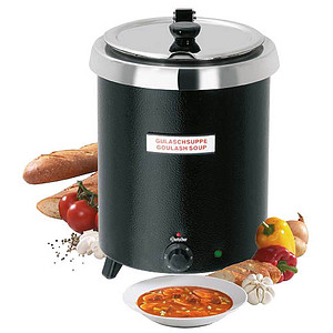 4015613442587 - Warmhaltetopf Suppentopf Club schwarz 85 l 400 W 4015613442587 Bartscher