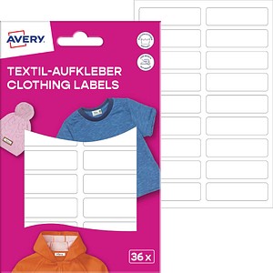 36 AVERY Zweckform Namensetiketten weiß 46,0 x 13,0 mm