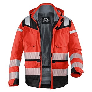 4053813373942 - unisex Warnjacke REFLECTIQ rot Größe 3XL 4053813373942 Kübler
