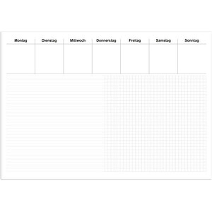 RNK Schreibunterlage Office 46616 weiß Office - Liniert & Kariert 60x42cm 4002871466165 RNK