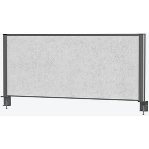 MAUL Akustik-Tischtrennwand MAULconnecto 9752289, hellgrau 120,0 x 51,5 cm, 1 St.