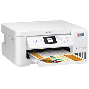 AKTION: EPSON EcoTank ET-2856 3 in 1 Tintenstrahl-Multifunktionsdrucker weiß mit 30 Euro CashBack