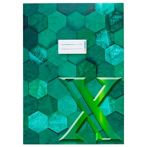 HERMA Heftumschlag X dunkelgrün Papier A4