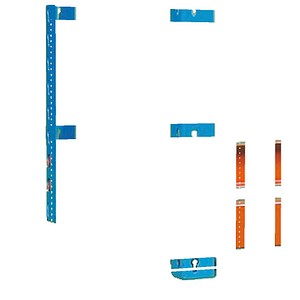 8435104922590 -  Schwerlastregal ECOFORTE 1206-3 8435104922590 orange blau 1200 x 600 x 2000 cm 8435104922590 Simon Rack