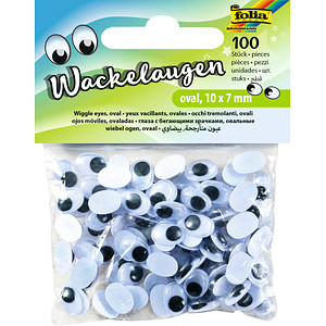 4001868750171 - Wackelaugen weiß oval 4001868750171 folia 100 Stück