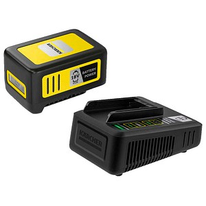 KÄRCHER Werkzeugakku mit Schnellladegerät Starter Kit Battery Power 18/50 Lithium-Ionen 5,0 Ah