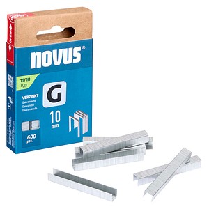 4009729081426 - 600 novus Tackerklammern 11 10 Flachdraht 11 10