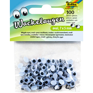 4001868750751 - Wackelaugen weiß oval 4001868750751 folia 100 Stück 4001868750751 - Wackelaugen weiß oval 4001868750751 folia 100 Stück