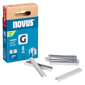 4009729081396 - 1200 novus Tackerklammern 11 8 Flachdraht 11 8