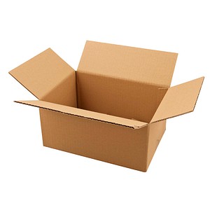 Nestler Wellpapp-Faltkartons 1-wellig braun 31,5 x 22,5 x 15,7 cm Außenmaß, 20 St.