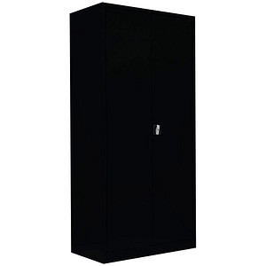 4061815522794 - Stahlschrank 530369 tiefschwarz 925 x 600 x 1950 cm aufgebaut  4061815522794 LÜLLMANN