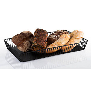 4004133304147 - Brotkorb Urban Lebensmittelaufbewahrungsbehälter Gr B H L 325 cm x 75 cm x 53 cm schwarz Weitere Tischaccessoires (Obst- Gemüsekorb) Antirutsch Füße 53x325 cm 4004133304147 - Brotkorb Urban Lebensmittelaufbewahrungsbehälter Gr B H L 325 cm x 75 cm x 53 cm schwarz Weitere Tischaccessoires (Obst- Gemüsekorb) Antirutsch Füße 53x325 cm