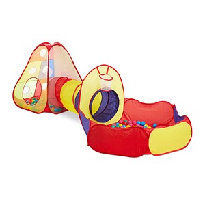 Bällebad mehrfarbig 140,0 x 300,0 x 100,0 cm