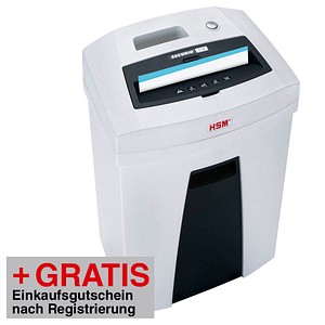 AKTION: HSM SECURIO C16 Aktenvernichter mit Partikelschnitt + GRATIS Einkaufsgutschein "BestChoice", 30,- Euro nach Registrierung