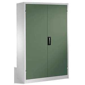 4064615179724 - Werkstattschrank 8932-052 Stahl abschließbar 5 OH 120 x 195 x 60 cm grün lichtgrau 4064615179724 C+P-Möbel 4064615179724 - Werkstattschrank 8932-052 Stahl abschließbar 5 OH 120 x 195 x 60 cm grün lichtgrau 4064615179724 C+P-Möbel