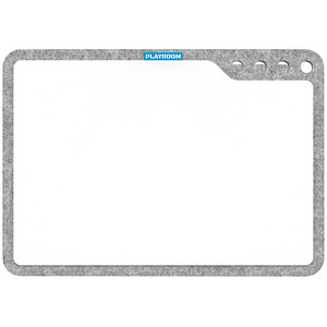 8713797108324 - PLAYROOM Moderationskoffer PLAYBOARD Toolbox integriertes Whiteboard weiß Recycling-PET-Rahmen grau B 420 x T 180 x H 280 mm 8713797108324 - PLAYROOM Moderationskoffer PLAYBOARD Toolbox integriertes Whiteboard weiß Recycling-PET-Rahmen grau B 420 x T 180 x H 280 mm