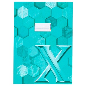 HERMA Heftumschlag X türkis Papier A4