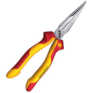 4010995274221 - Flachrundzange Professional electric I mit Schneide gerade Form I VDE-geprüft stückgeprüft stabil robust I 160 mm Zange für Elektriker (27422)