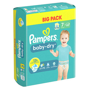8700216334976 - Windeln baby-dry? BIG PACK  Größe Gr7 (15+ kg) für Kids und Teens (4-12 Jahre) 8700216334976  50 Stück