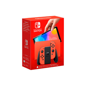 Nintendo Switch OLED Mario-Edition Spielkonsole rot