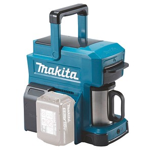 makita DCM501Z (ohne Akku) Akku-Kaffeemaschine blau, 4 Tassen